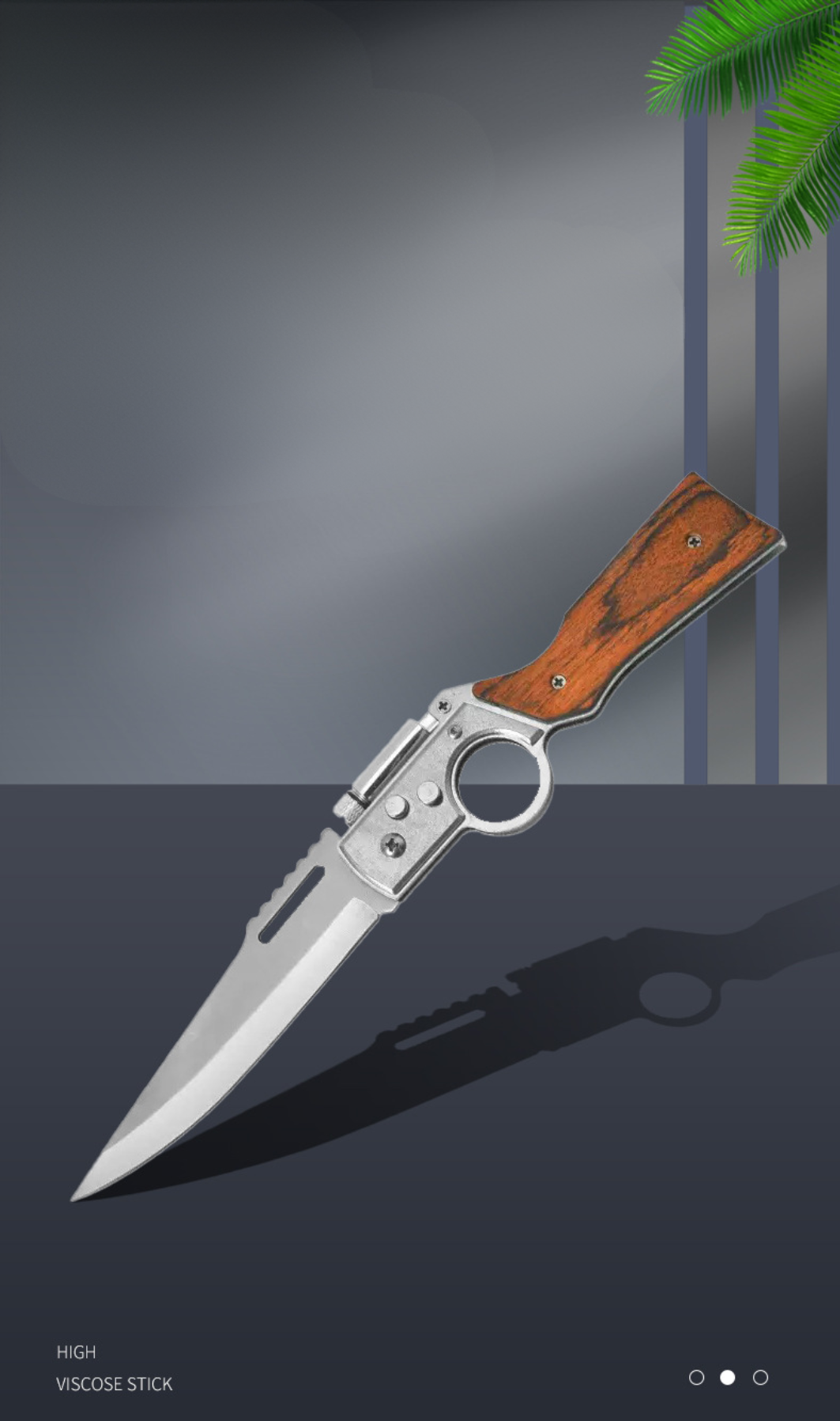 Faca Dobrável de Campismo estilo AK