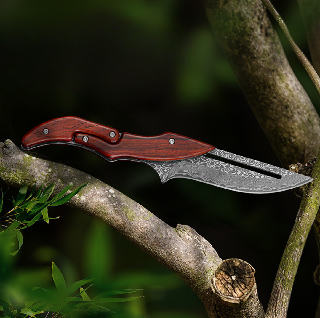 NOVO – Canivete Dobrável Damasco Pro