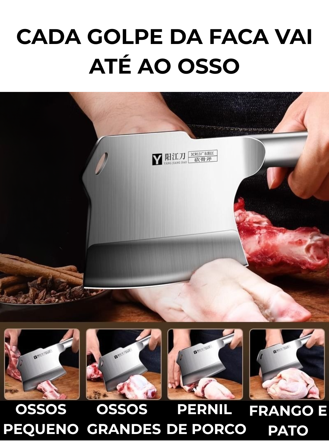 Faca de Talhante Premium