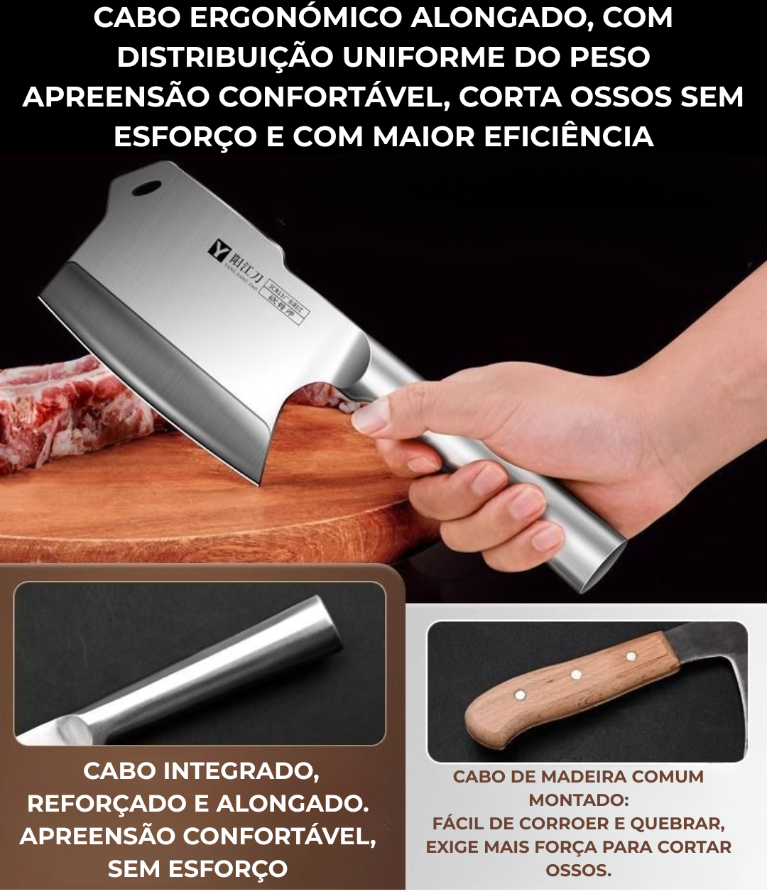 Faca de Talhante Premium