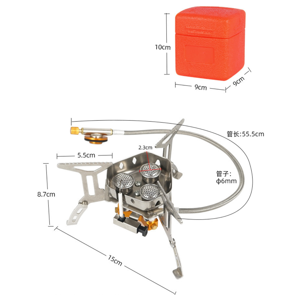 Fogão a Gás Portátil Para Atividades Ao Ar Livre