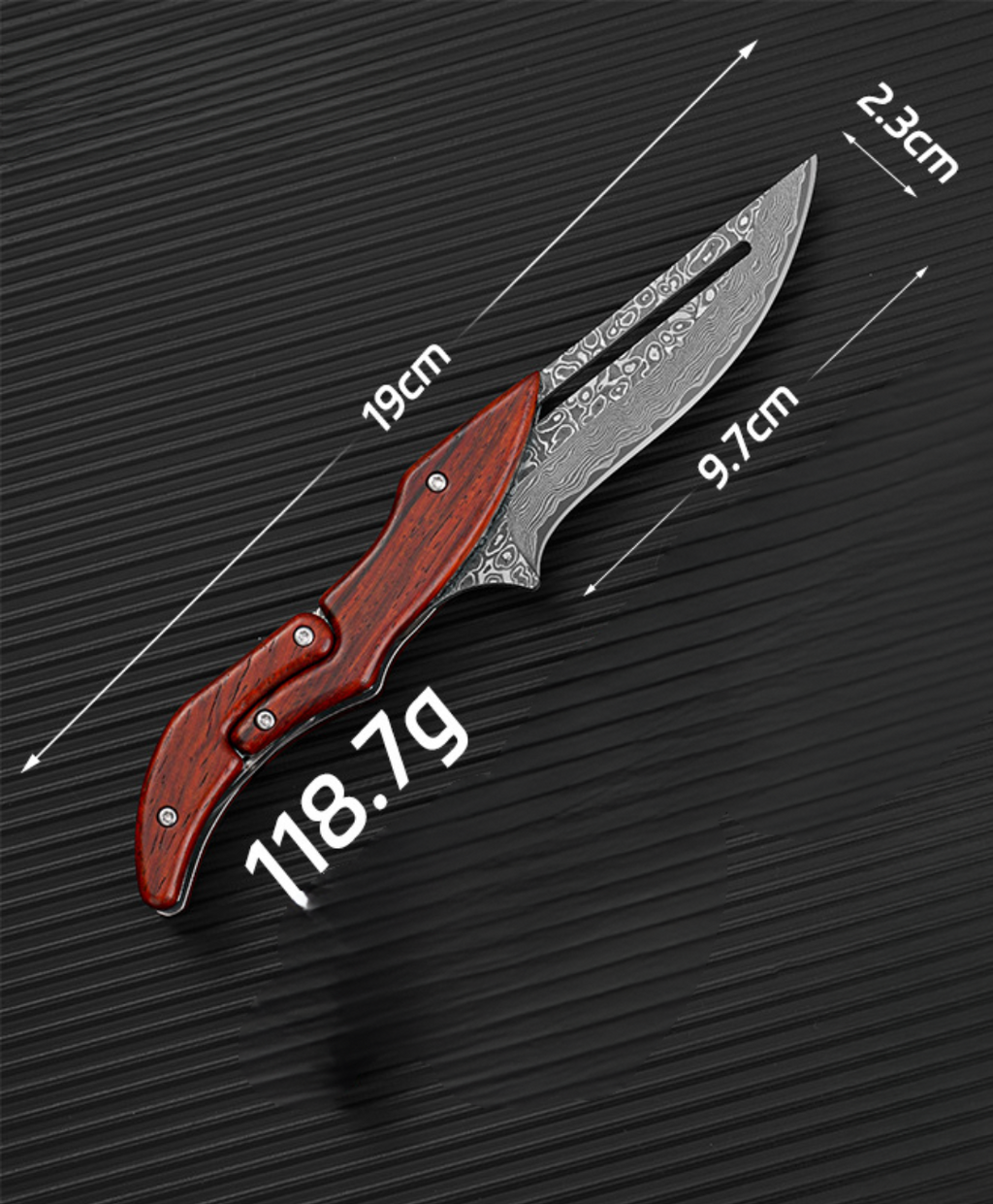 NOVO – Canivete Dobrável Damasco Pro